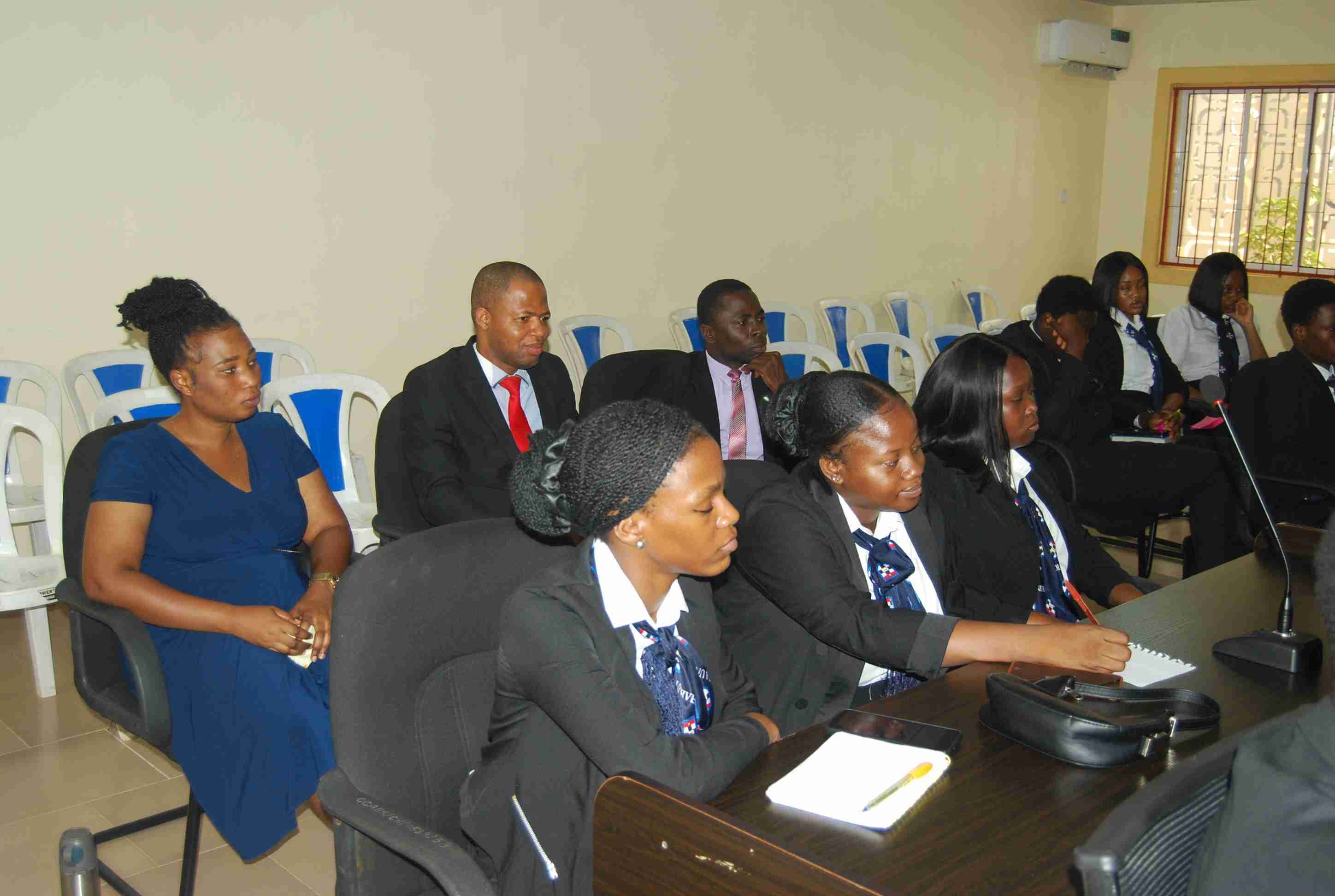 Cross Section of ABUAD Law Students & Ado Branch NBA Chairman During Their Courtesy Visit to Ekiti State Customary Court of Appeal on 14 ‎May ‎2024