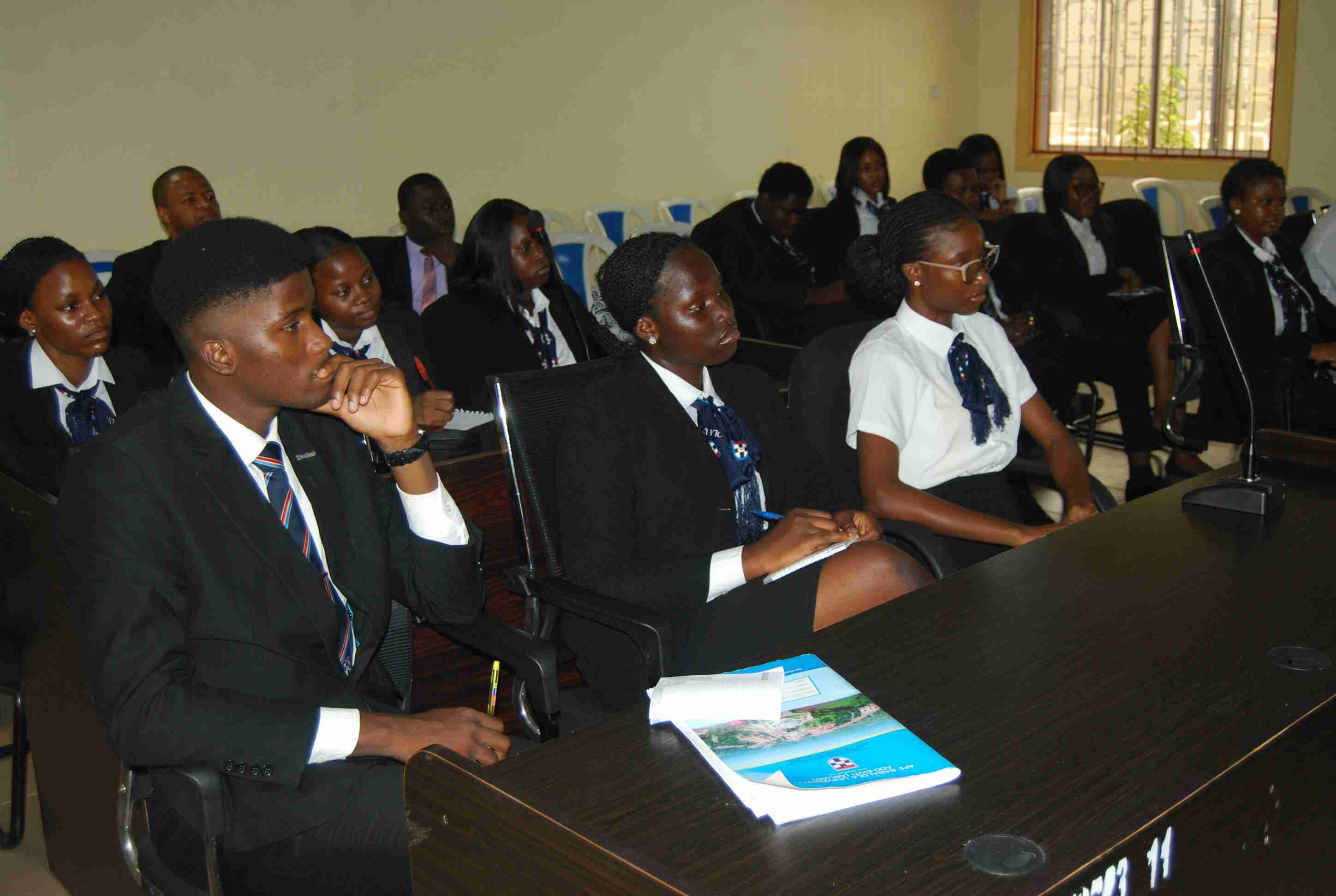 Cross Section of ABUAD Law Students During Their Courtesy Visit to Ekiti State Customary Court of Appeal on 14th ‎May ‎2024..