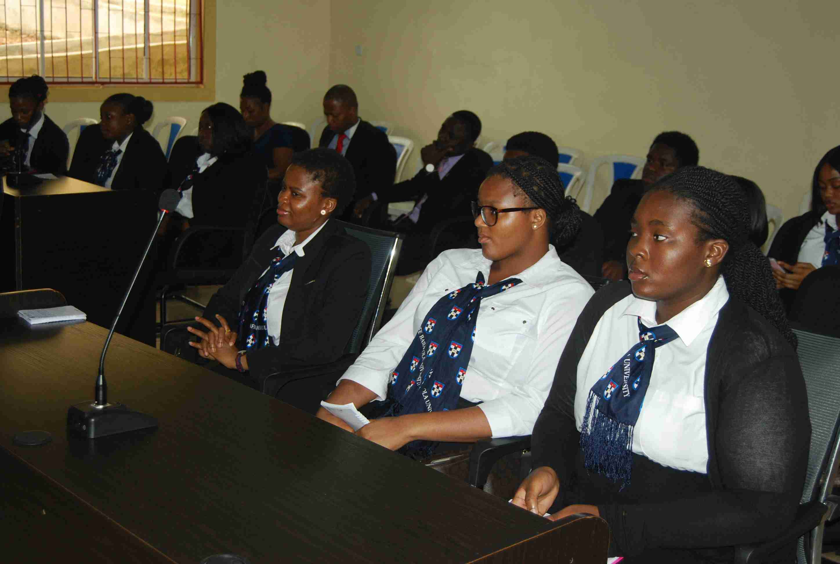 Cross Section of ABUAD Law Students During Their Courtesy Visit to Ekiti State Customary Court of Appeal on 14th ‎May ‎2024