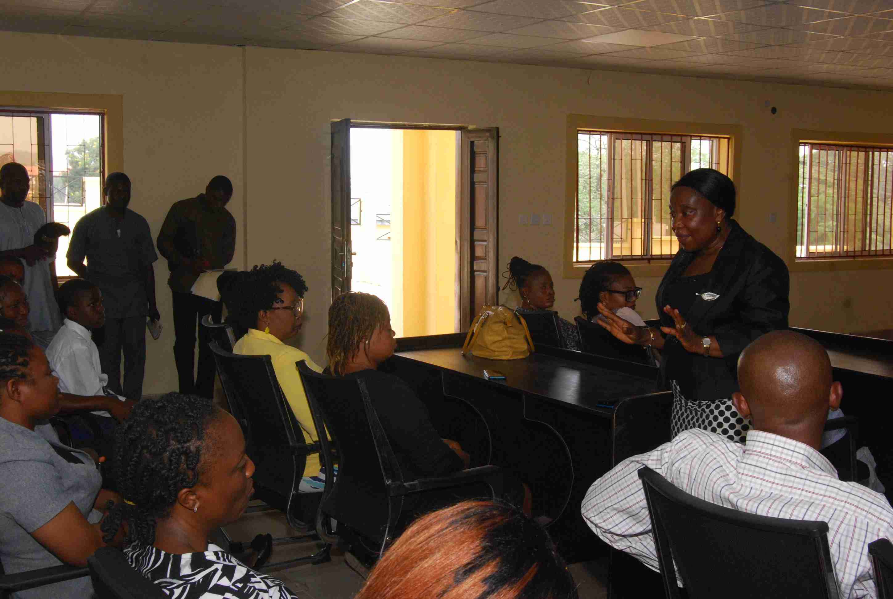 First Meeting The Pioneer PCCA (Hon. Justice M.O. Abodunde) held with the Pioneer Staff of Ekiti State Customary Court of Appeal on 27th ‎February ‎2023