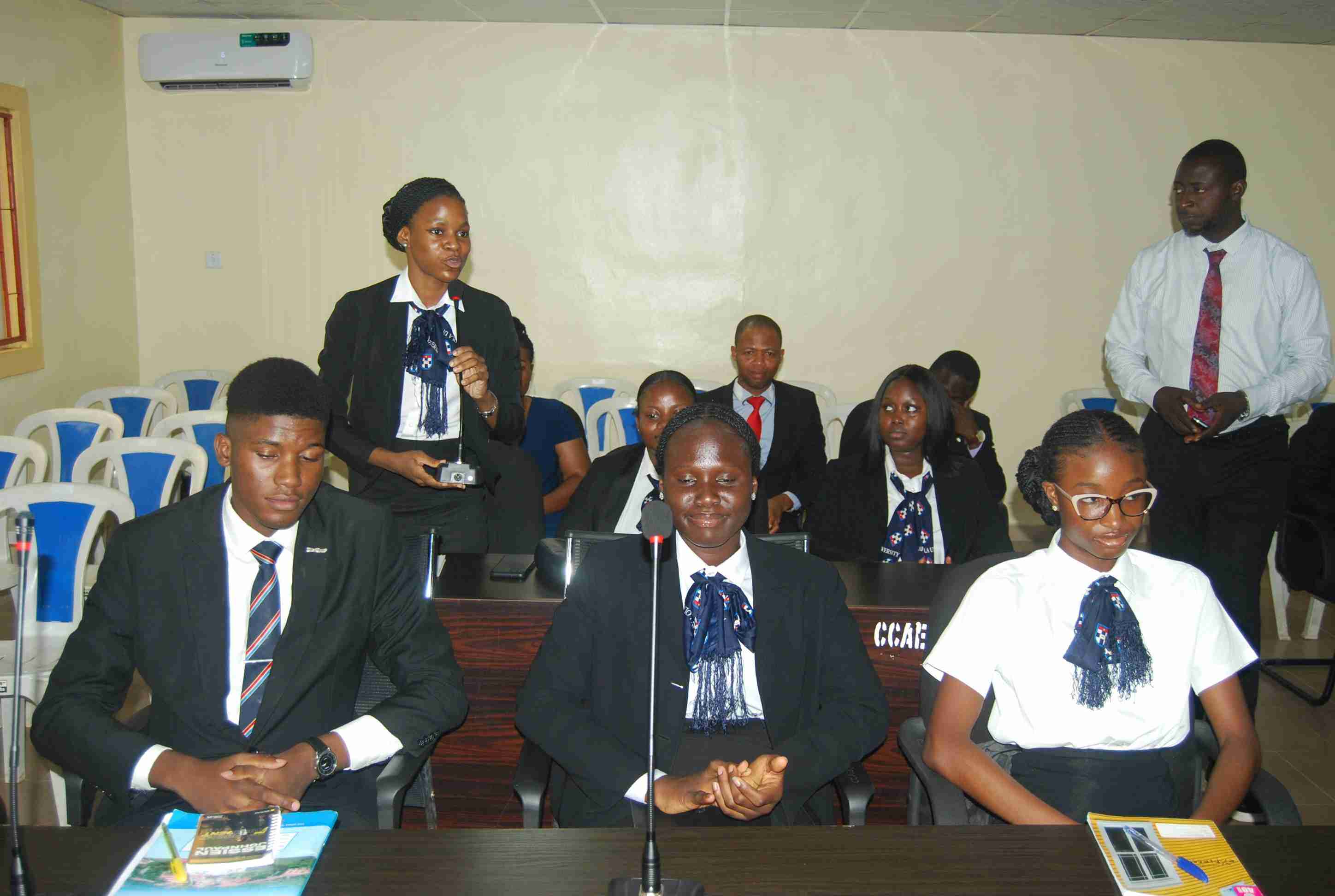 Q & A Session During The Courtesy Visit of ABUAD Students to Ekiti State Customary Court of Appeal on 14th ‎May, ‎2024.