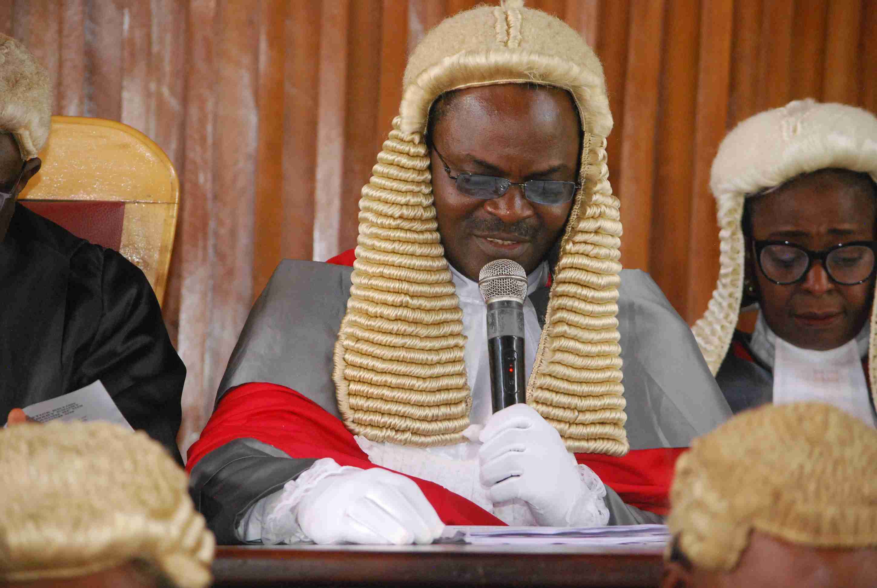 The Hon. Justice R.A. Adegboye during The Introduction to Bar & Bench on 23rd March, 2023.
