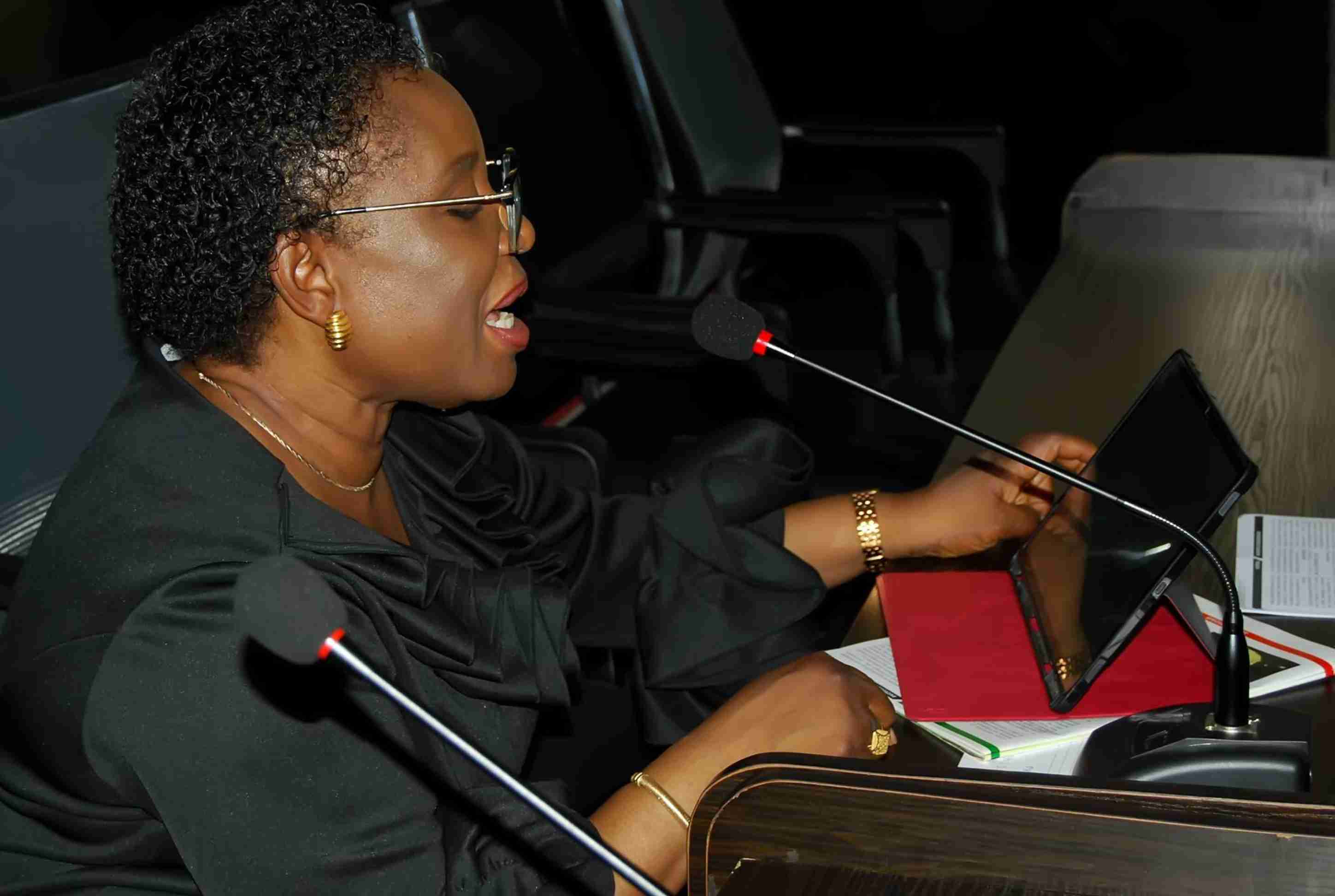 The PCCA (Hon. Justice. M.O. Abodunde) Addressing The ABUAD Law Students During Their Courtesy Visit to the Ekiti State Customary Court of Appeal on 14th ‎May, ‎2024.